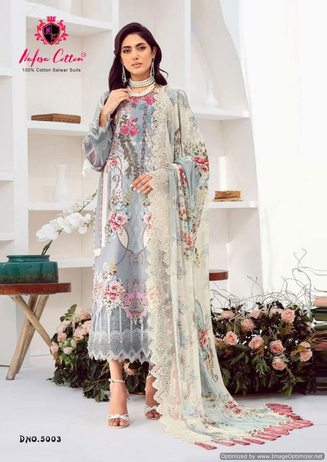 Andaaz Vol 5 By Nafisa Karachi Cotton Dress Material Wholesale Price In Surat
